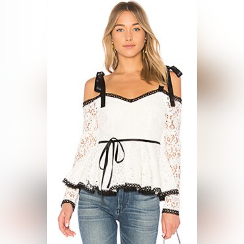 Alexis lace blouse S NWOT